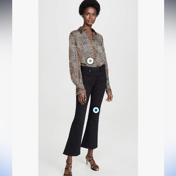 Equipment Animal Print Didina Long Sleeve Shirt Size S - Picture 2 of 14